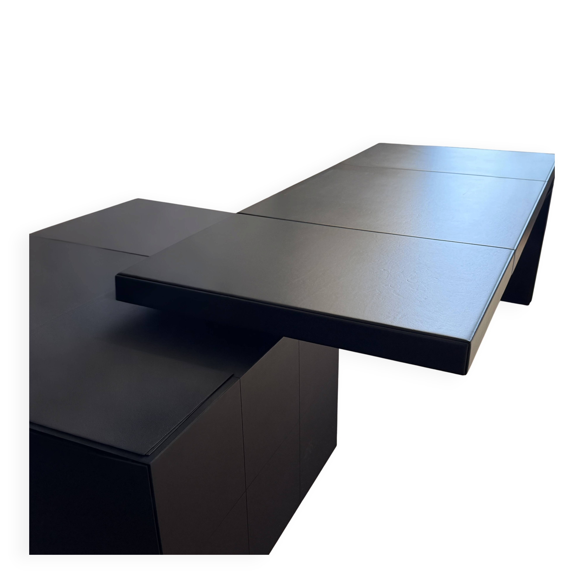 Neo Cube desk by Massimo Vignelli published by Poltrona Frau.