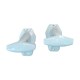 Patères en porcelaine