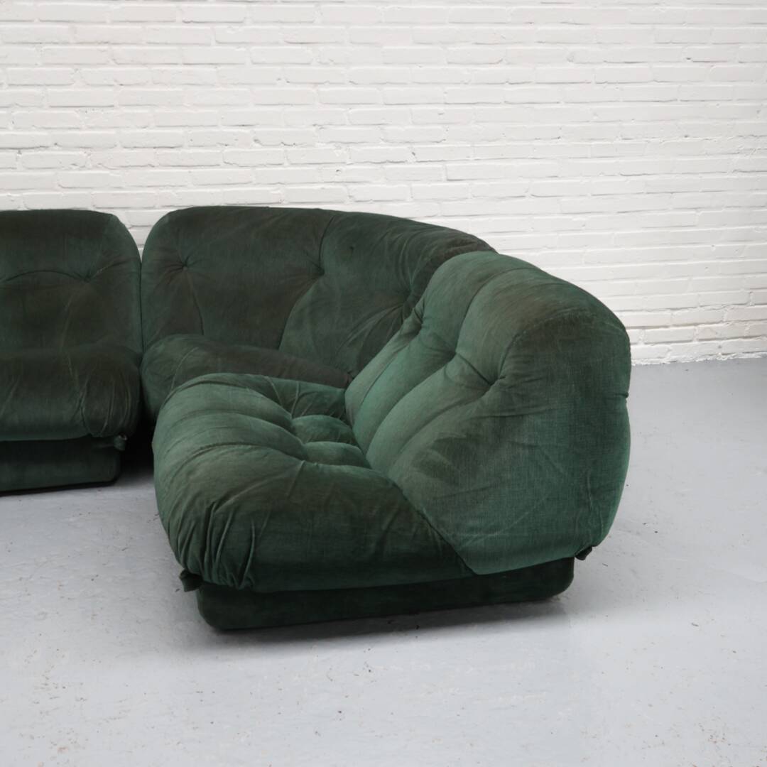 Canapé Modulaire Nuvolone Rino Maturi Mimo Padova Années 1970