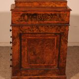 Davenport desk in burr walnut and inlays from the first part of