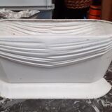 Art deco cast iron planter