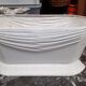 Art deco cast iron planter