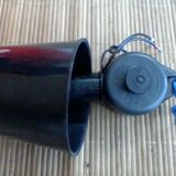 Hanging lamp in opaline, vintage