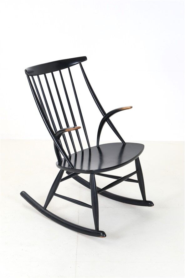 Fauteuil à bascule  “IW 3”  Niels Eilersen / Illum Wikkelsø