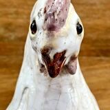 Terracotta hen Bavent XIX sulphide eyes