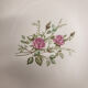 Plate gien pompadour fleuries