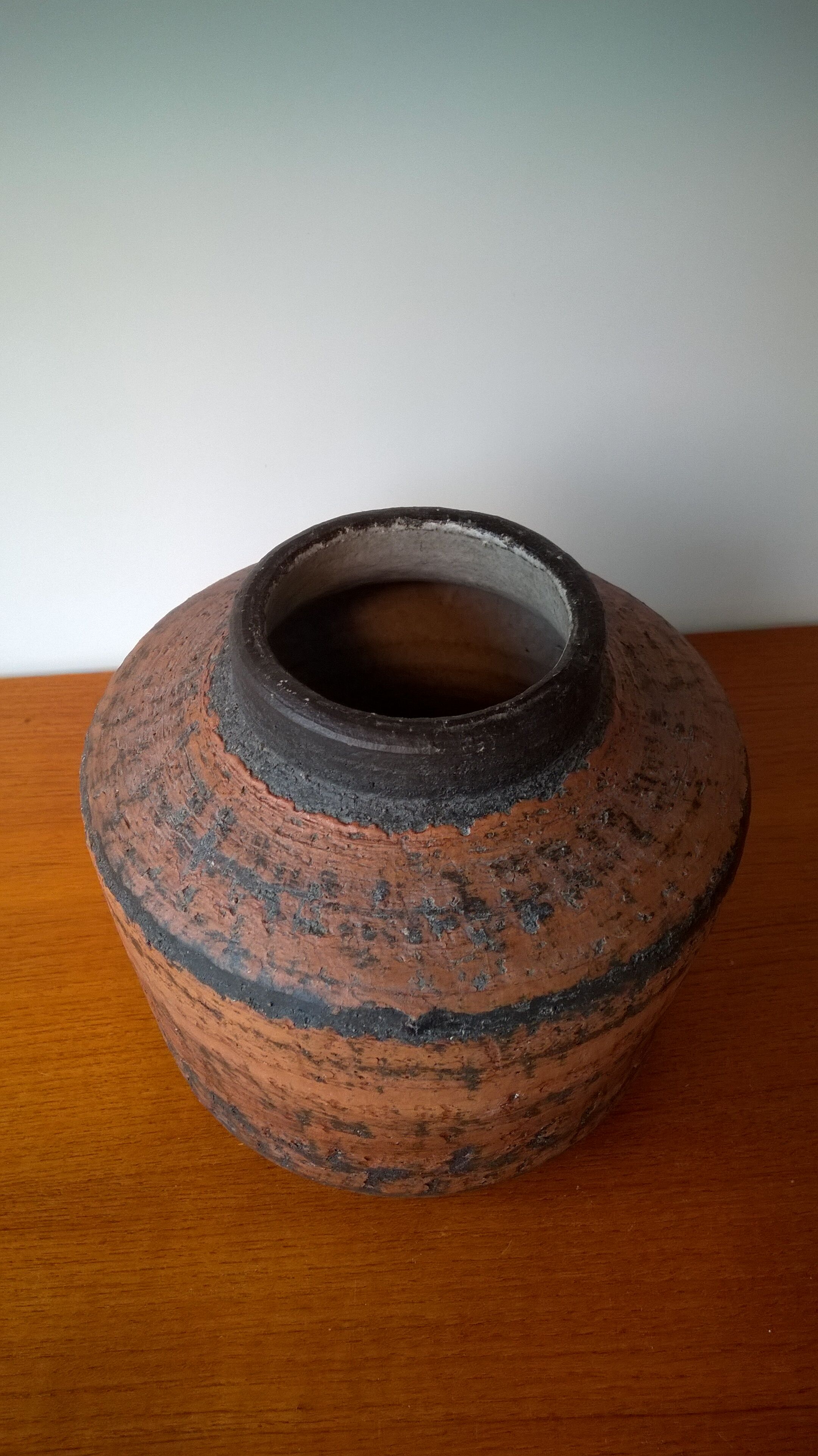 Terracotta vase