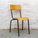 Vintage French School Chair, 1970s