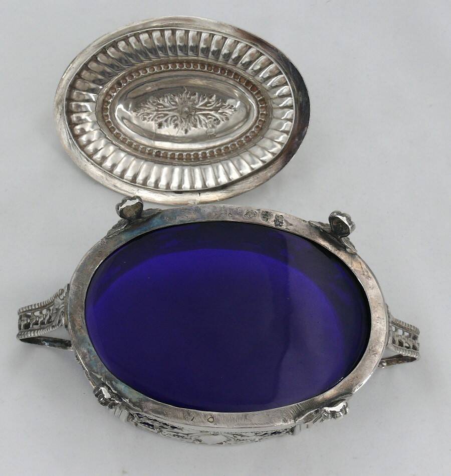Silver sugar bowl from the 18th century, Louis XVI, 1784, Pierre-Claude Noblet.