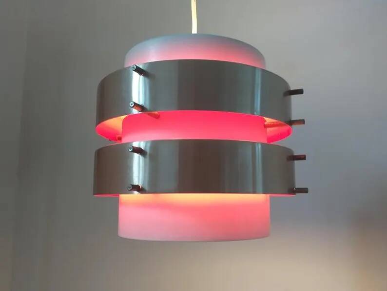 Midcentury Pendant in Style of Jo Hammerborg, Denmark, 1970s