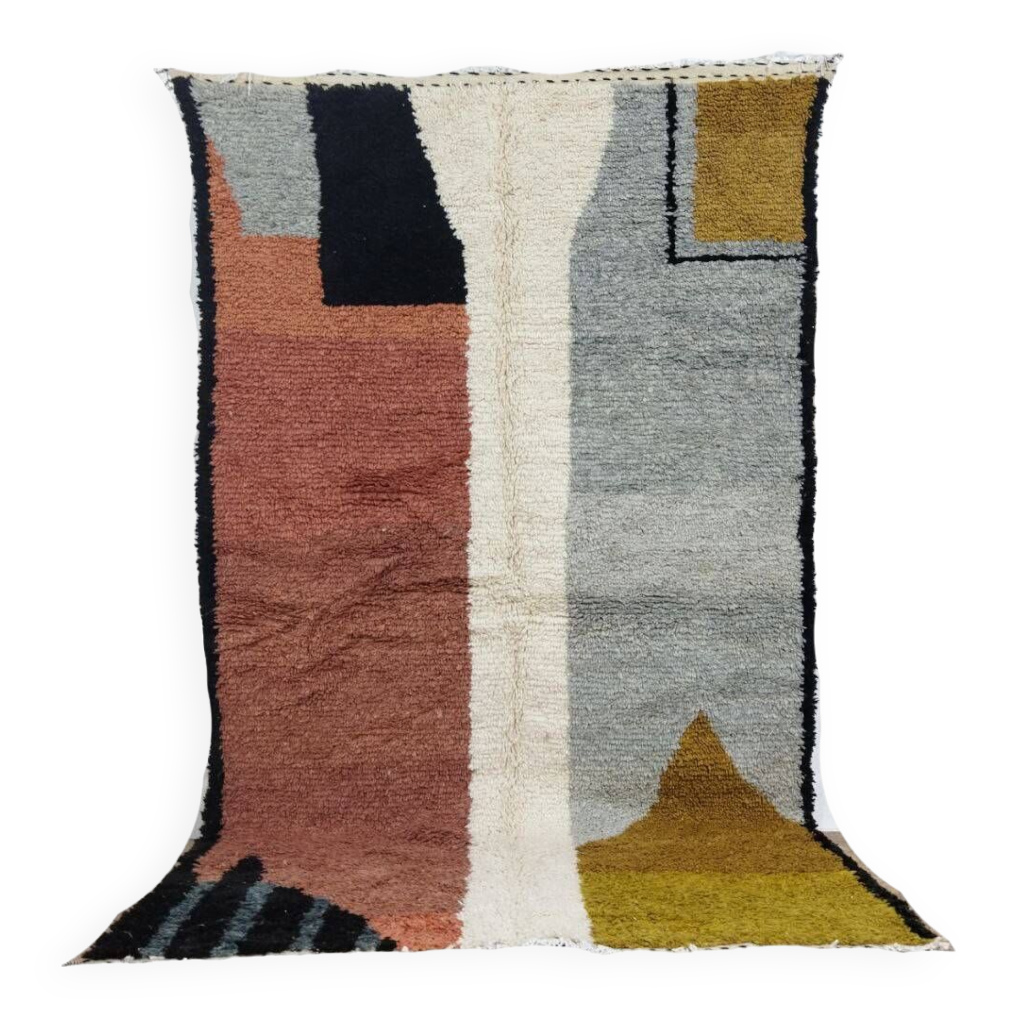 Handmade wool Berber rug 250 X 140 CM