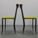 1970s set of eight Charme dining chairs by Fasem, Italy