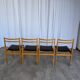 Set of 14 Vintage Scandinavian Dining Chairs / Yugoslav Wooden Bistro Chair