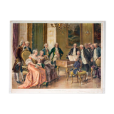 Poster Maria Theresia "The Young Wolfgang Amadeus Mozart" Educational Grid, Published by Friedrich Sperl 1949