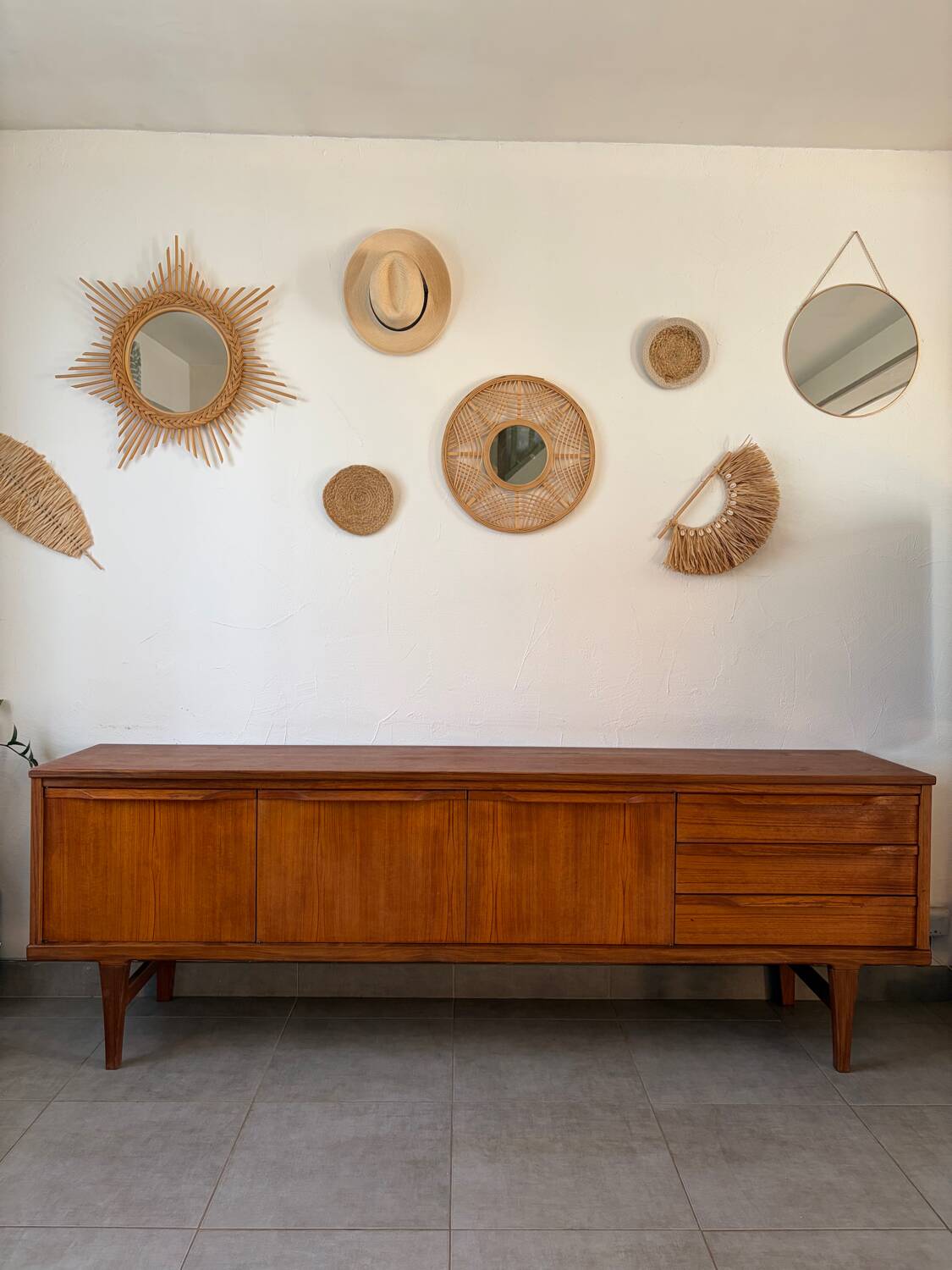Vintage Scandinavian teak sideboard