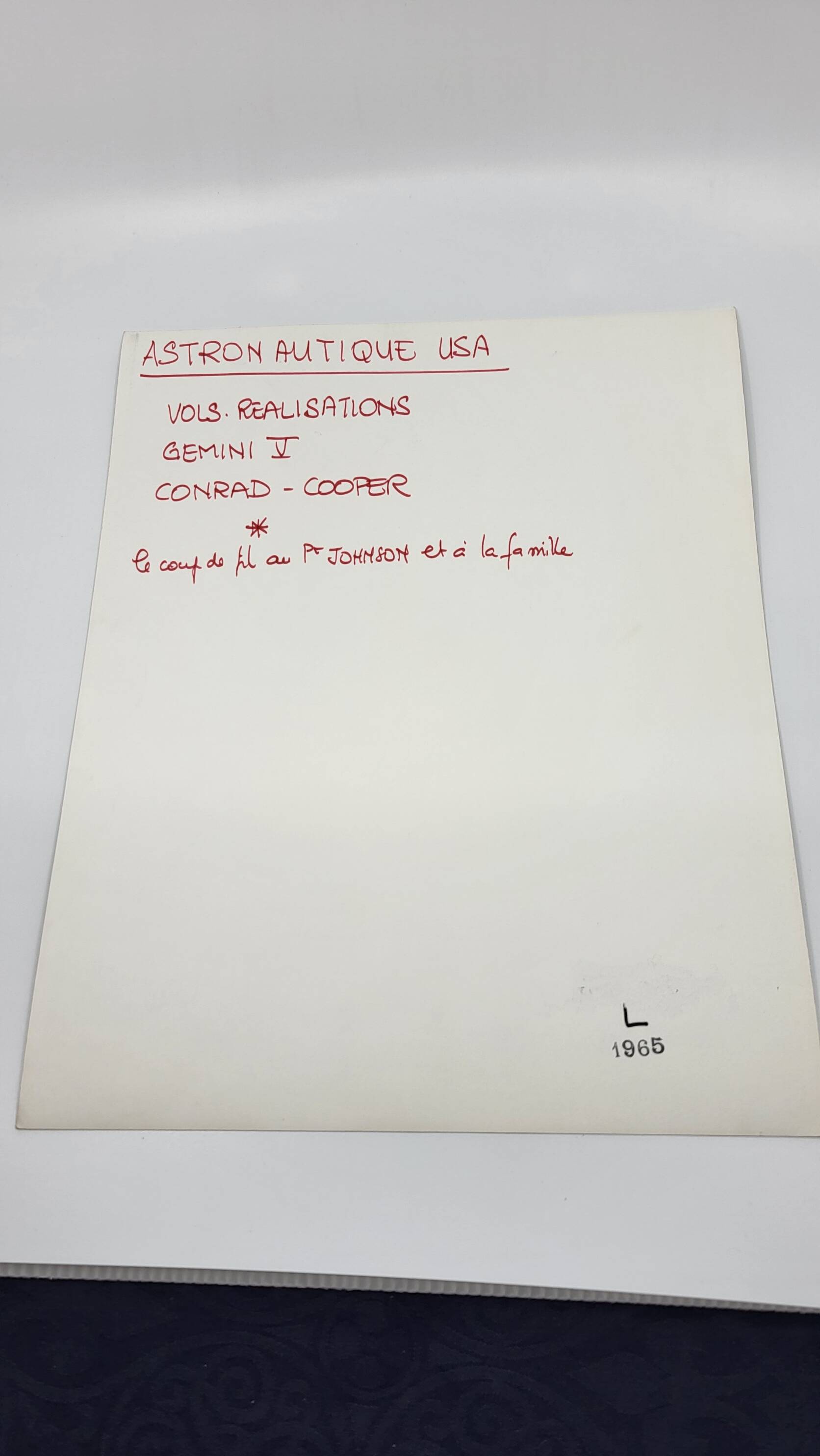 NASA Photography, Charles Conrad & Gordon Cooper Mission Gemini, 1960s,