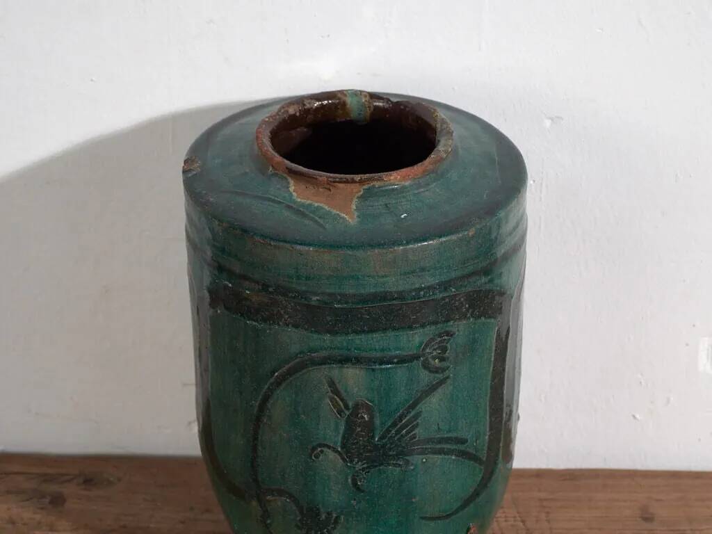 Antique enamelled vase (circa 1820) #36