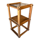 Vintage pine side shelf / coffee table from the 80s-90s