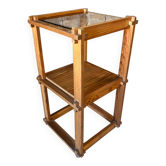 Vintage pine side shelf / coffee table from the 80s-90s