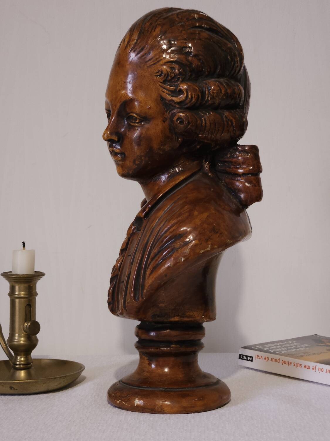 Vintage bust of a young man