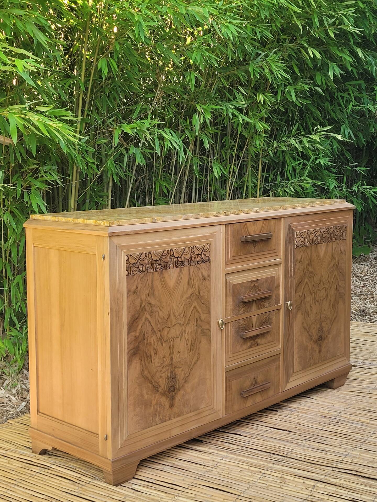 Art Deco sideboard stamped
