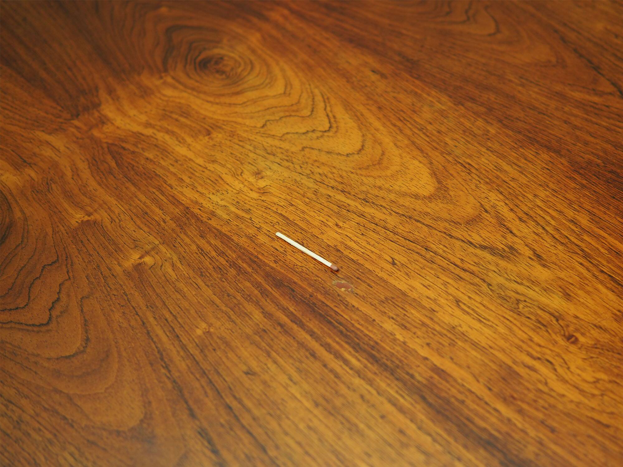 Oval rosewood table, 1950s, Danish design, designer: Arne Vodder, productio