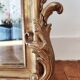 Large gilded mirror louis XV rockery  142x99cm