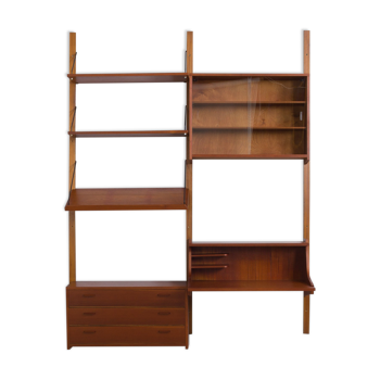 Danish Reska teak freestanding bookcase 50s | Selency