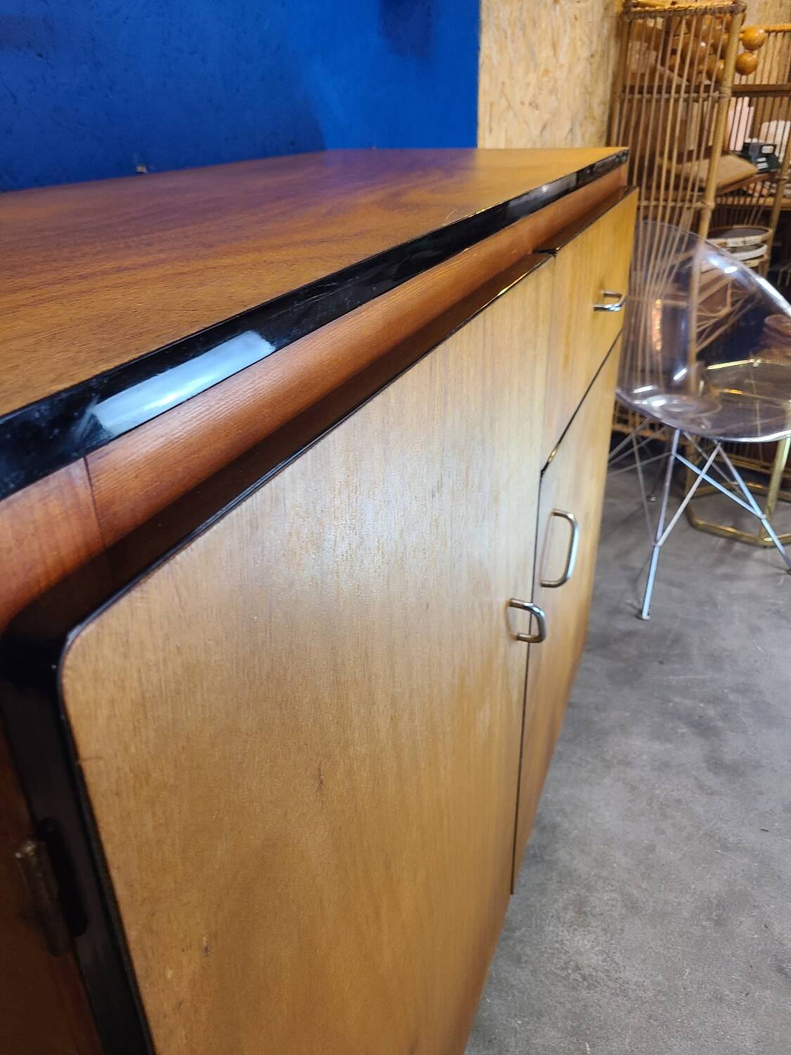 Light wood sideboard, mid-20th century