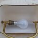 Desk lamp opaline orange-yellow