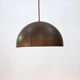 Massive patinated copper lamp - Denmark 60's