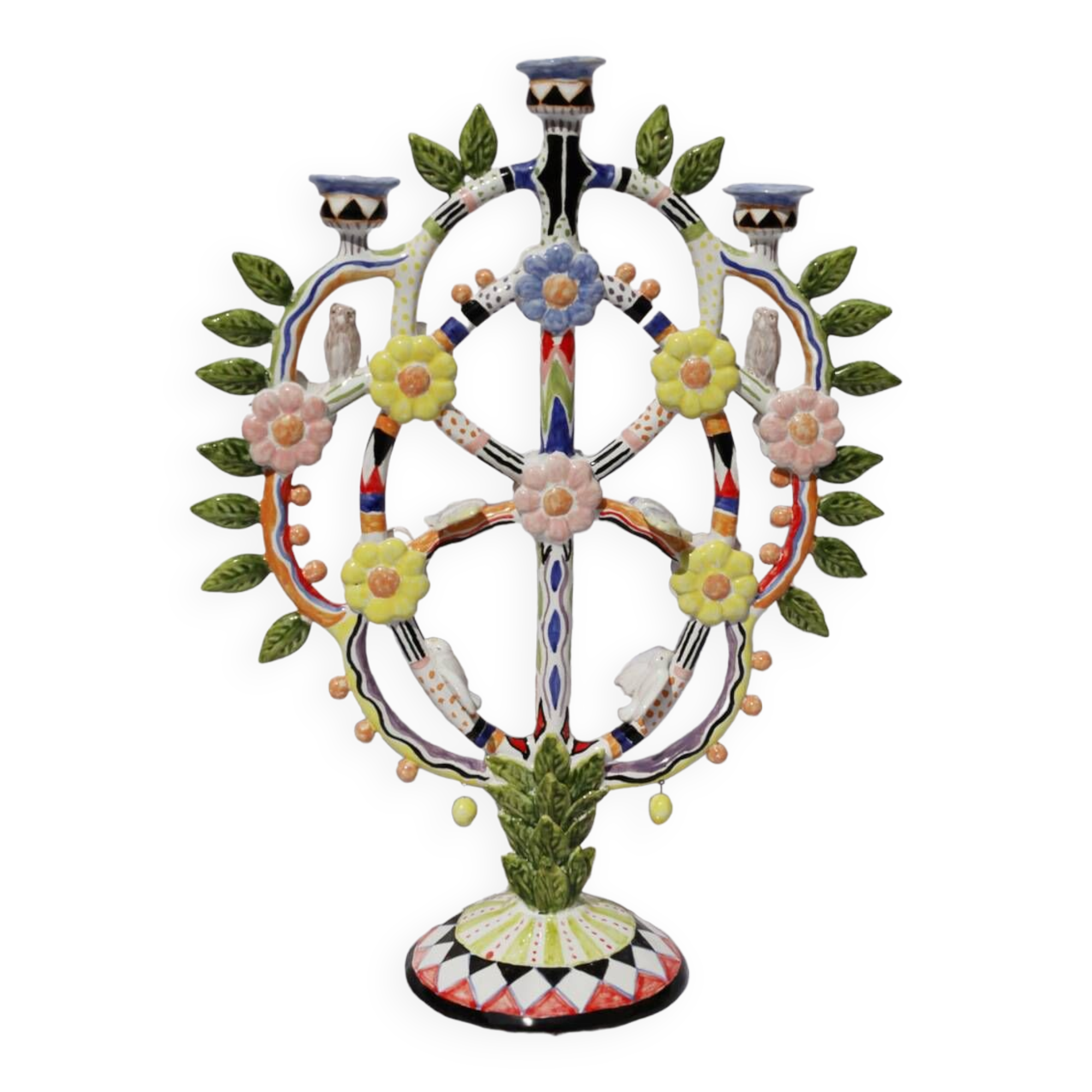 Italian artisanal candle holder