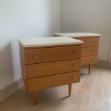 Pair of vintage bedside tables