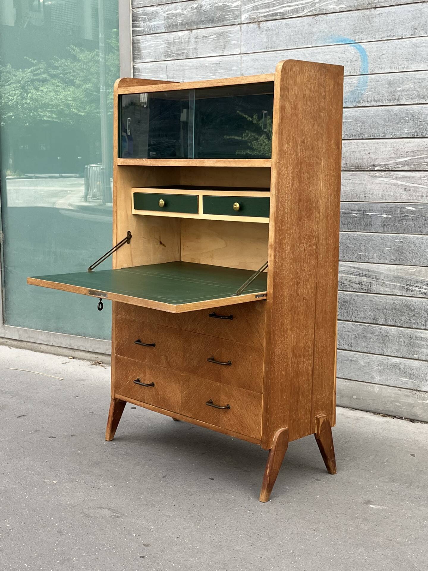 Folding secretary from the 1950s