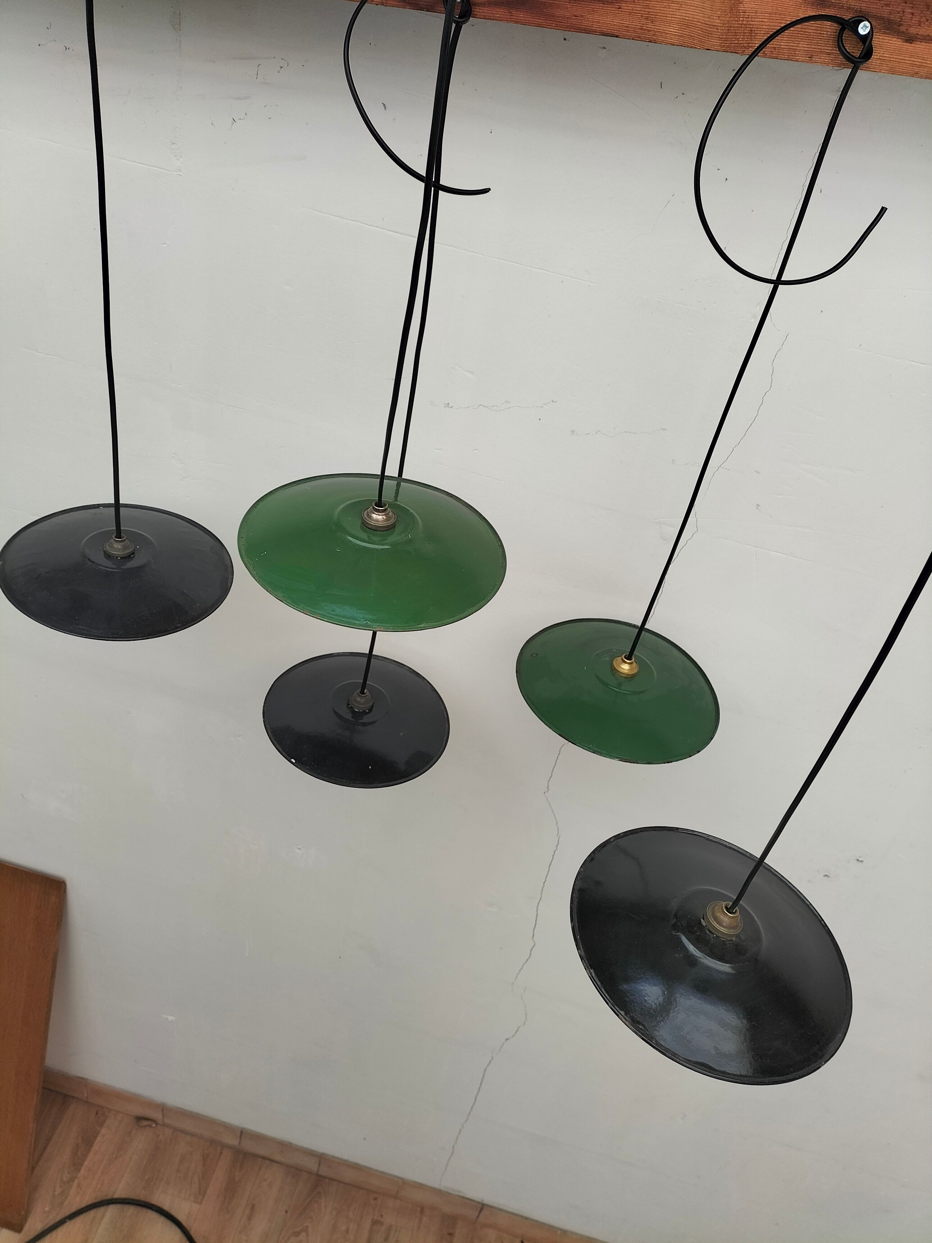 Enamelled old lamp series