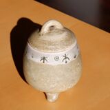 Empty pocket, Vase, the 2 potters, Jacques Serreet Michelle Bargoin, enameled lava circa 1960