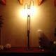 Lampadaire  chromé 3 boules 1970 vintage