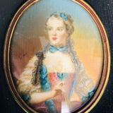 Miniature portrait de femme