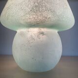 Murano scavo glass mushroom lamp