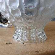 1 suspension/ baladeuse vintage en verre