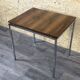 60s 70s teak office table desk chrome frame Danish design