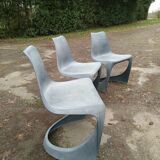 3 chairs "Modo 290" 1966 Steen Østergaard for Cado