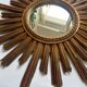 Golden sun mirror