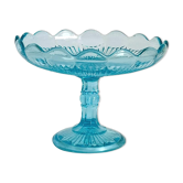 Compotier en verre bleu ciel