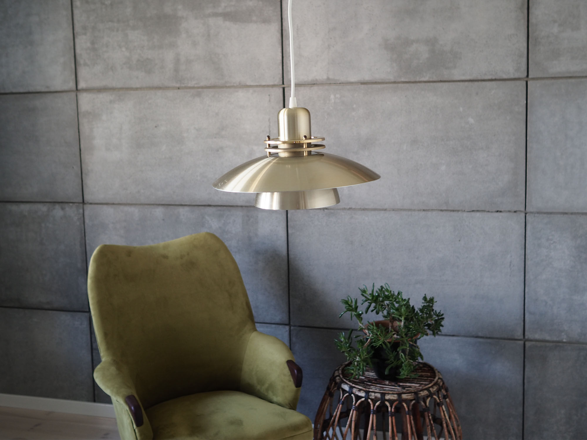 Pendant lamp, Danish design, 70's, production: Denmark