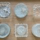 Square glass wall lamp vintage
