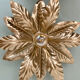 Vintage golden wall light
