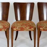 Art Deco H-214 Dining Chairs by Jindrich Halabala for UP Závody, 1950s, Set