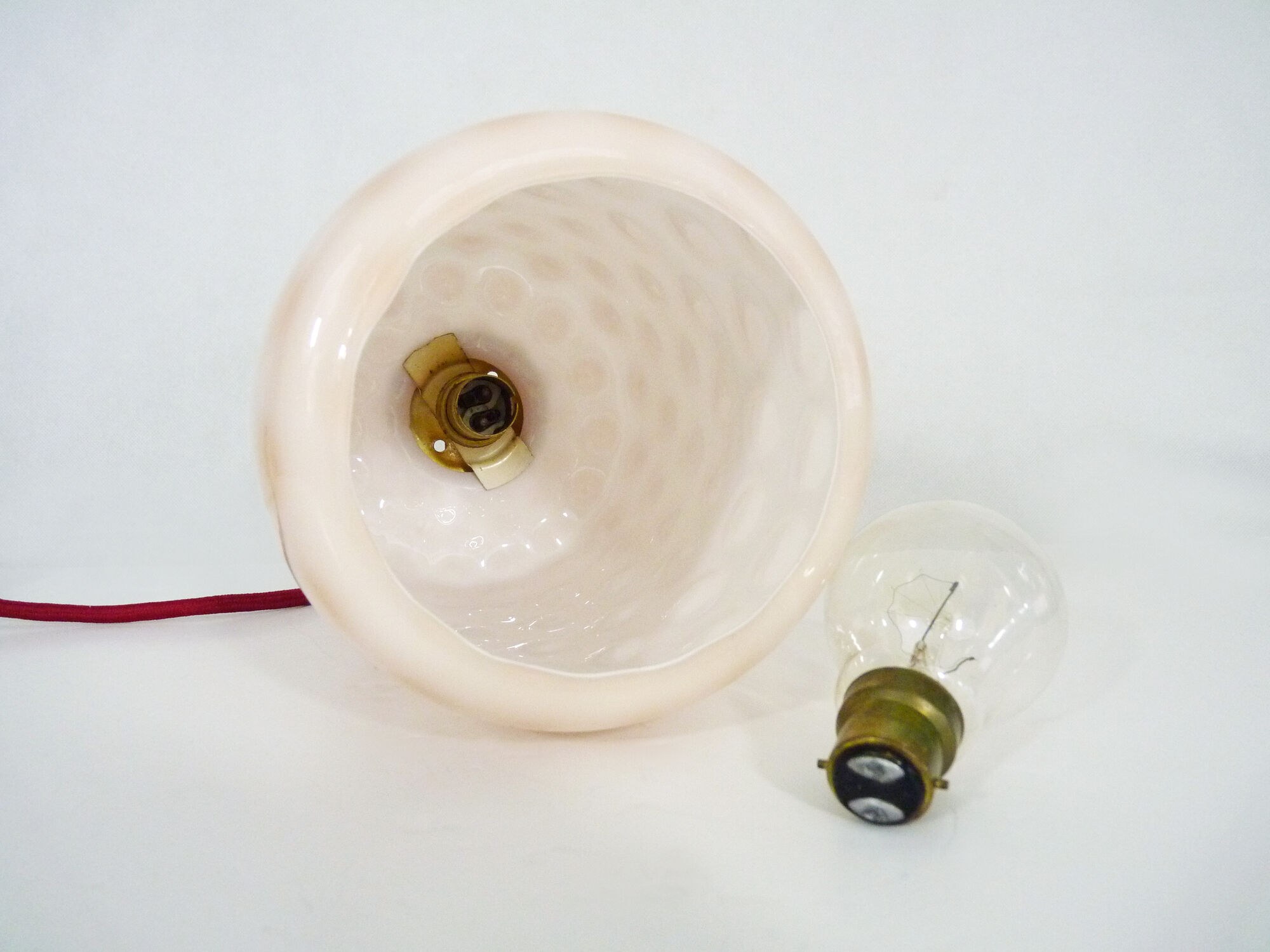 Old art deco hanging lamp