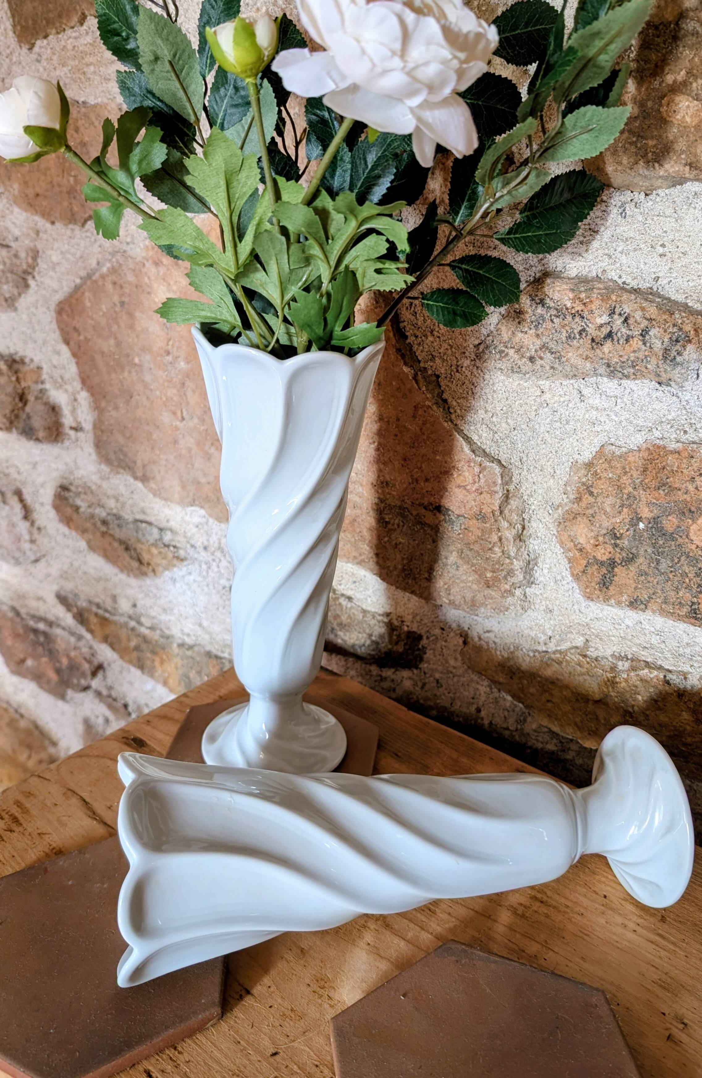 Limoges whirlwind vases